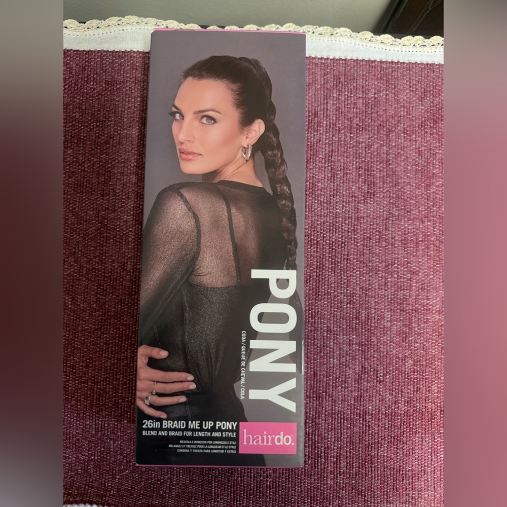 26” Braid Me Up Pony Heat friendly add on ponytail